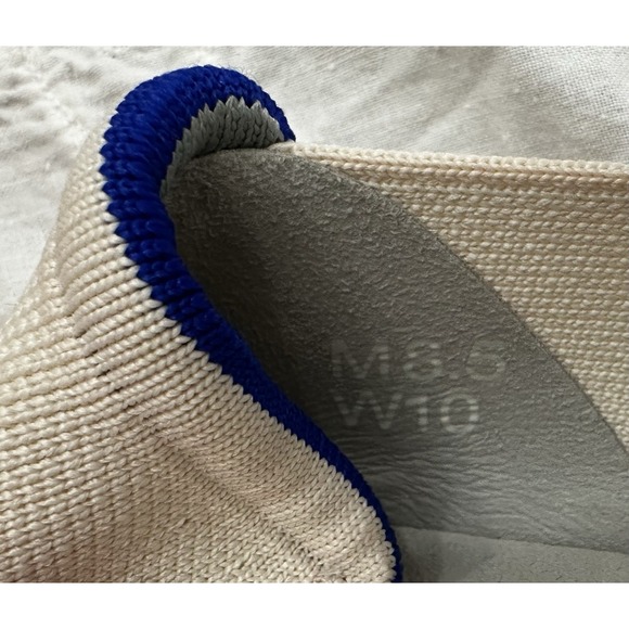 Rothy's City Slip On Sneaker Women's 10 Or Men's 8.5 UNISEX-Pinkish White - Picture 6 of 7